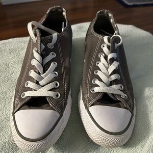 Converse Casual Gray Canvas Sneakers